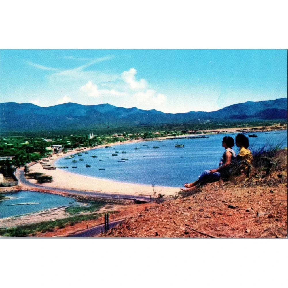 Vintage Bahia de Juangriego Isla de Margarita Scenic Postcard